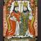 Sv. Cyril a Metoděj, 1941, podmalba, novodobá insitní tvorba dle starší předlohy, sbírky Slováckého muzea v Uherském Hradišti. (450x600, 81.86 KB)